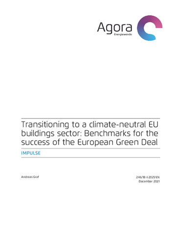 Benchmarks for the success of the European Green Deal