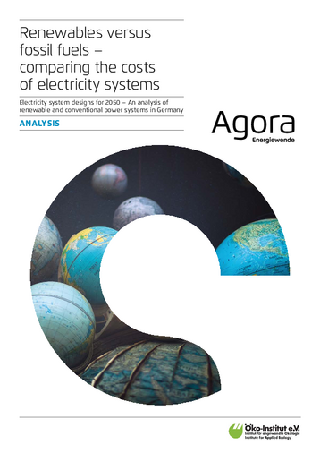 Electricity system designs for 2050 – An analysis of renewable and conventional power systems in Germany