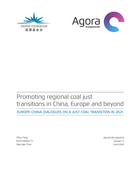 Europe-China dialogues on a just coal transition in 2021